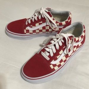 Red & White Checkered Vans